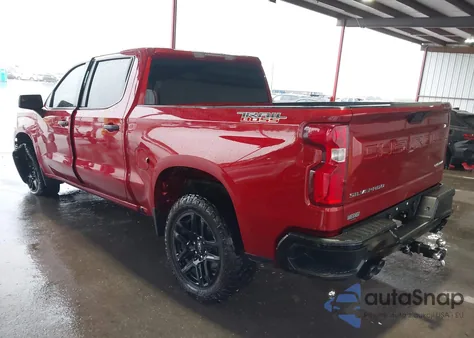 2021 Chevrolet Silverado 1500 4Wd Short Bed Custom Trail Boss из США, поврежденный, VIN 1GCPYCEFXMZ401837
